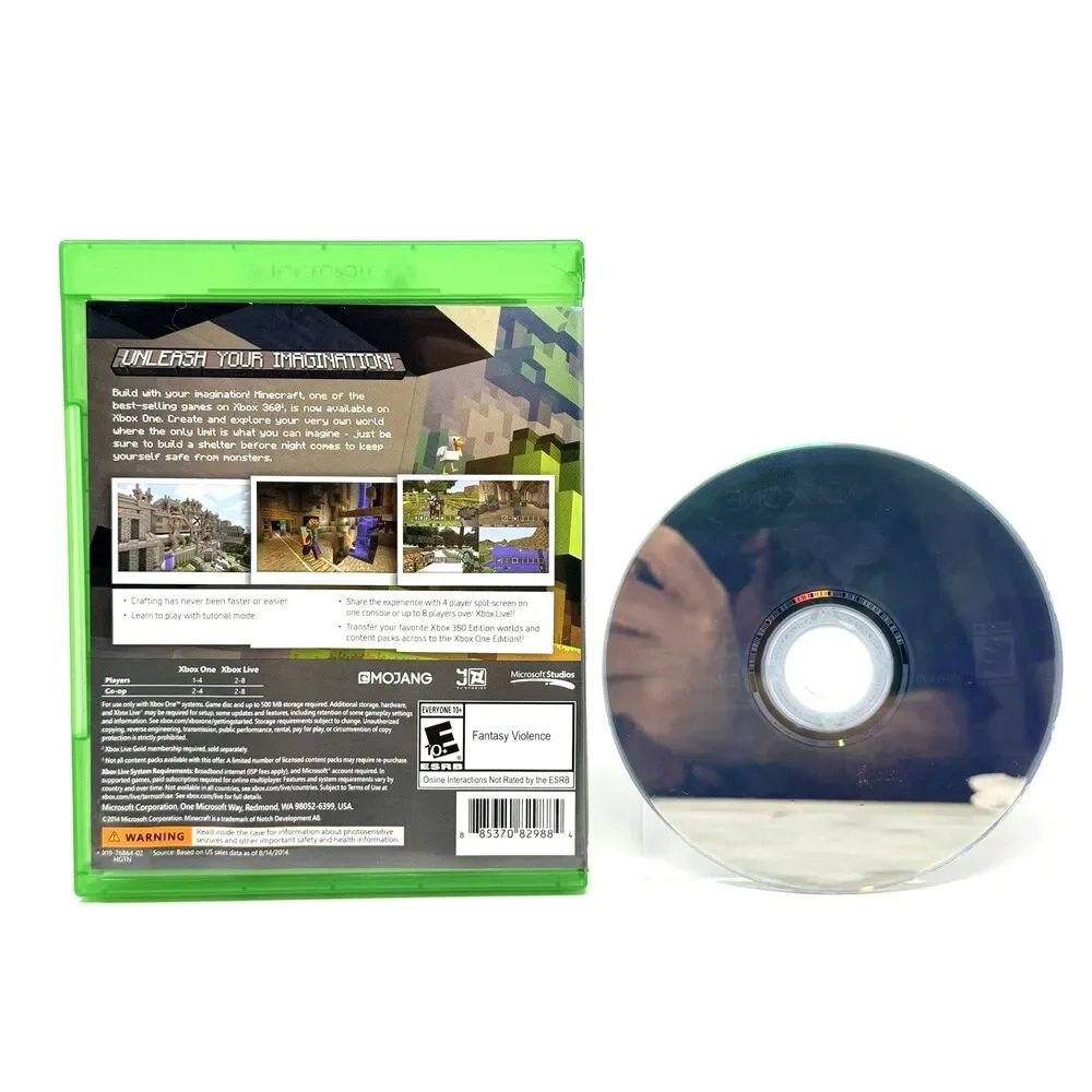 Minecraft Xbox One Edition Microsoft Xbox One 2014 Complete CIB Tested